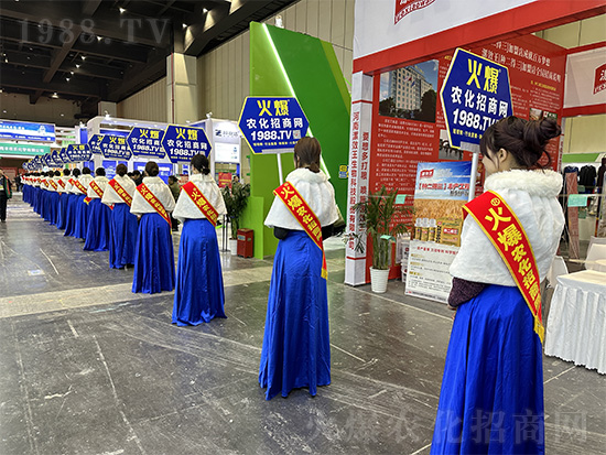 火爆網(wǎng)美女禮儀宣傳隊亮相2024中原農(nóng)資雙交會！