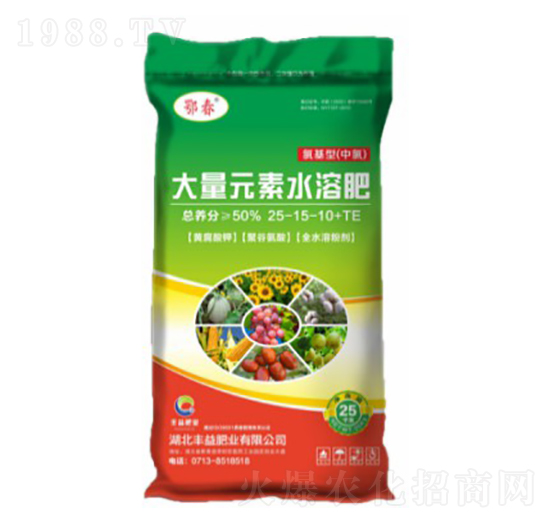 �Ȼ��ʹ���Ԫ��ˮ�ܷ���25-15-10+TE-����-�S��ʘI(y��)
