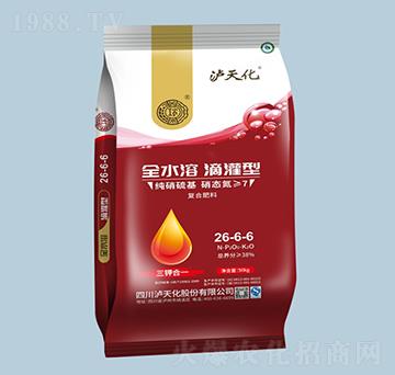 全水溶滴灌型復合肥料26-6-6-瀘天化-農之友