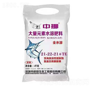 大量元素水溶肥料21-22-21+TE-芭田·中挪-農之友