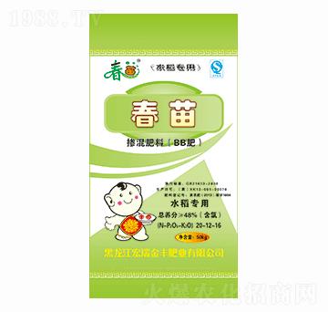 水稻專用摻混肥料20-12-16-春苗-宏瑞金豐