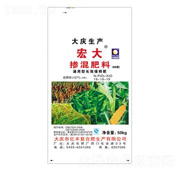 通用型長(zhǎng)效緩釋摻混肥料19-19-19-億豐