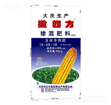 玉米專(zhuān)用摻混肥料13-25-10-撒四方-億豐