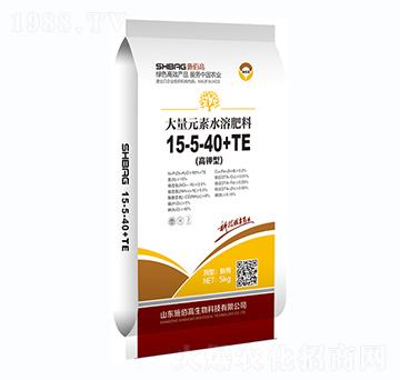高鉀型大量元素水溶肥15-5-40+TE-施佰高