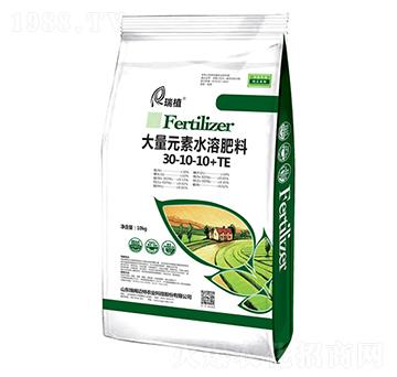 10kg大量元素水溶肥30-10-10+TE-瑞植-瑞閣邁特