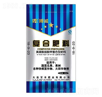 黃腐酸硫酸鉀螯合型復(fù)合肥料18-9-23-搏誠-中基金石