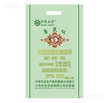 大量元素水溶肥10-5-38+TE-果蔬仙-中農農資