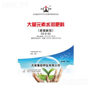 腐植酸型大量元素水溶肥25-0-25-天脊
