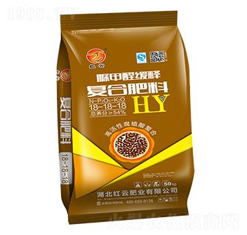 54%脲甲醛緩釋復(fù)合肥料18-18-18-紅云