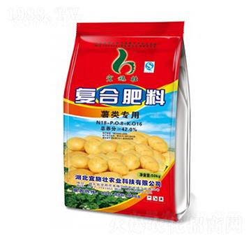 薯類(lèi)配方復(fù)合肥18-8-16-宜施壯