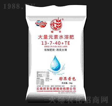 大量元素水溶肥料13-7-40+TE-螳豐-祥豐商貿