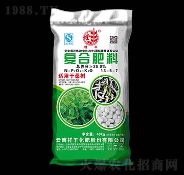 桑樹適用復合肥料13-5-7-螳豐-祥豐商貿