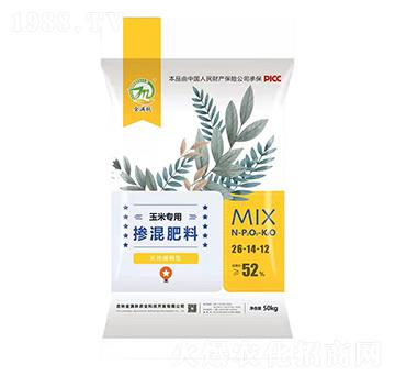玉米專用長(zhǎng)效緩釋型摻混肥料26-14-12-金滿秋-咱老鄉(xiāng)