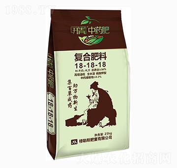 硫酸鉀型高塔造粒復(fù)合肥料18-18-18-開(kāi)青中藥肥-穆勒斯肥業(yè)