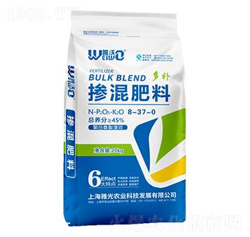 聚谷氨酸增效摻混肥料（多補(bǔ)）8-37-0-唯沃-雅光農(nóng)業(yè)